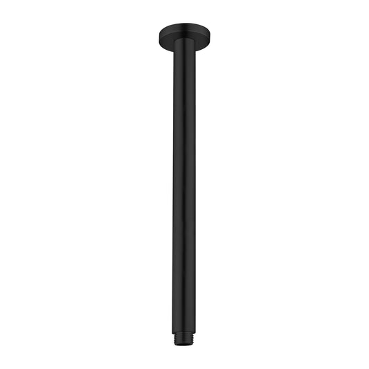 ROUND CEILING ARM 100/300/450MM LENGTH MATTE BLACK