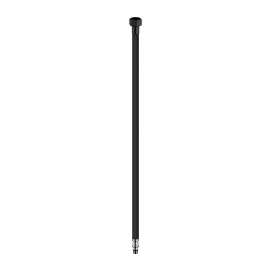 PREMIUM FLEXIBLE MIXER TAP HOSE PAIR MATTE BLACK