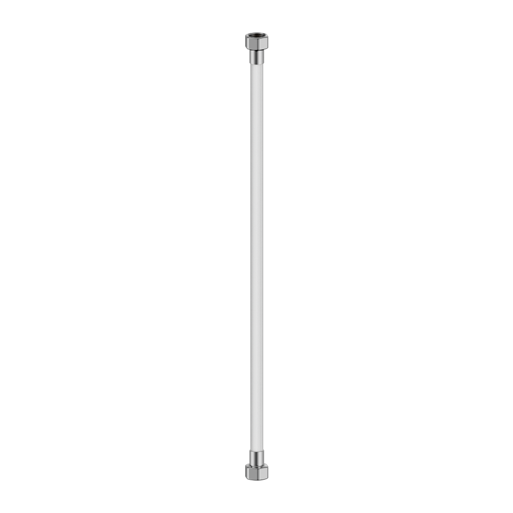 500MM PREMIUM G1/2 FEMALE FLEXIBLE WATER CONNECTOR HOSE CHROME
