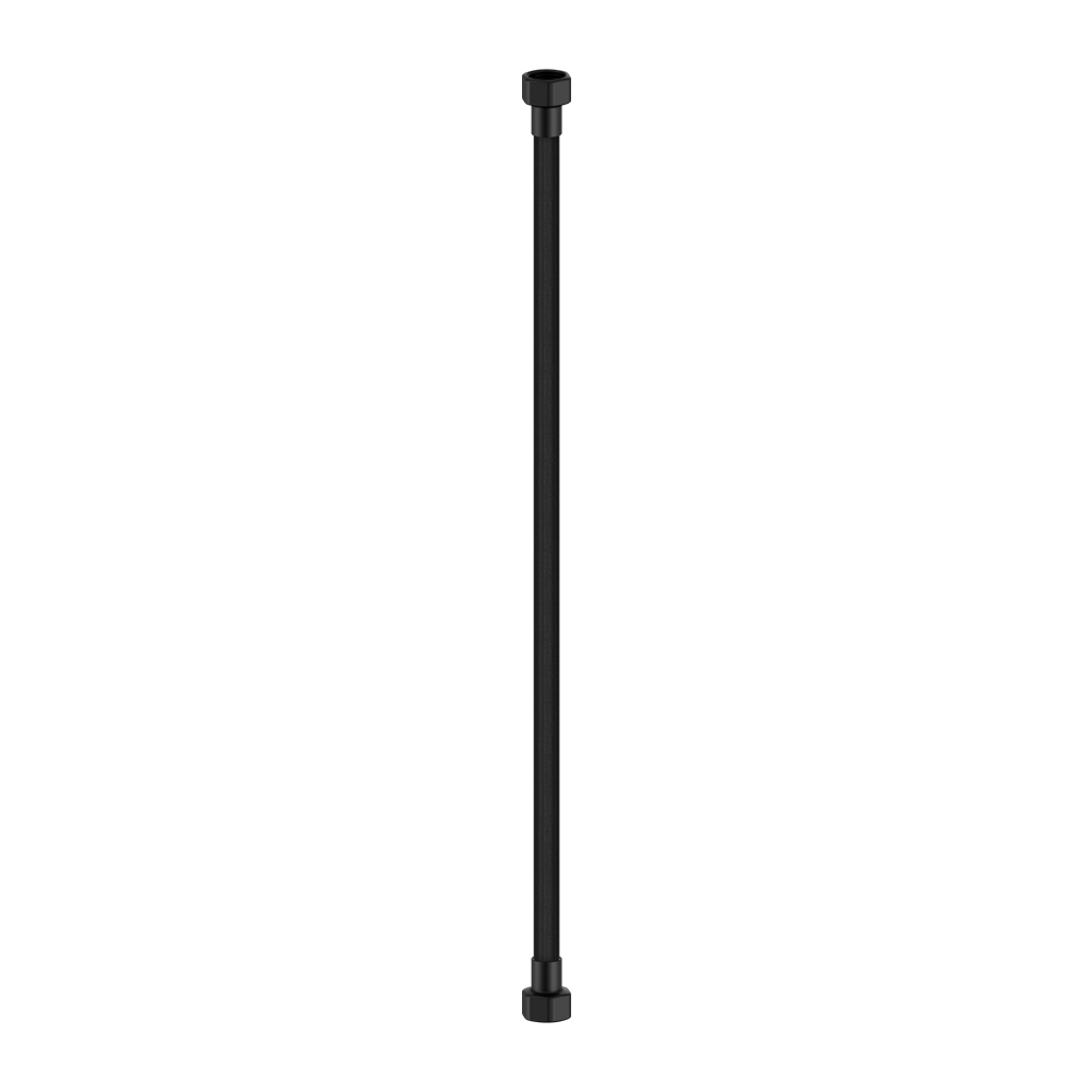 500MM PREMIUM G1/2 FEMALE FLEXIBLE WATER CONNECTOR HOSE MATTE BLACK
