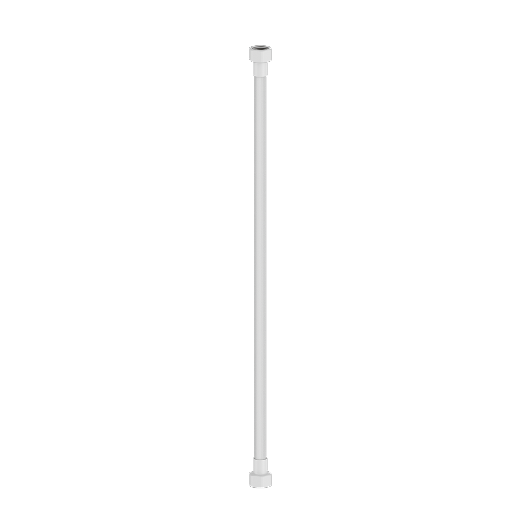 500MM PREMIUM G1/2 FEMALE FLEXIBLE WATER CONNECTOR HOSE MATTE WHITE