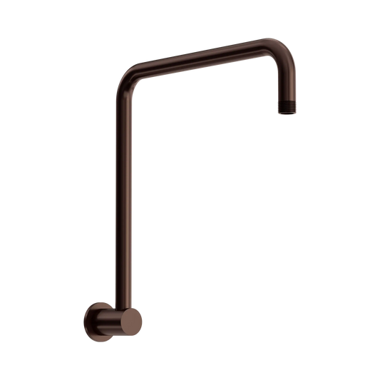 Round Swivel Shower Arm Rome Bronze