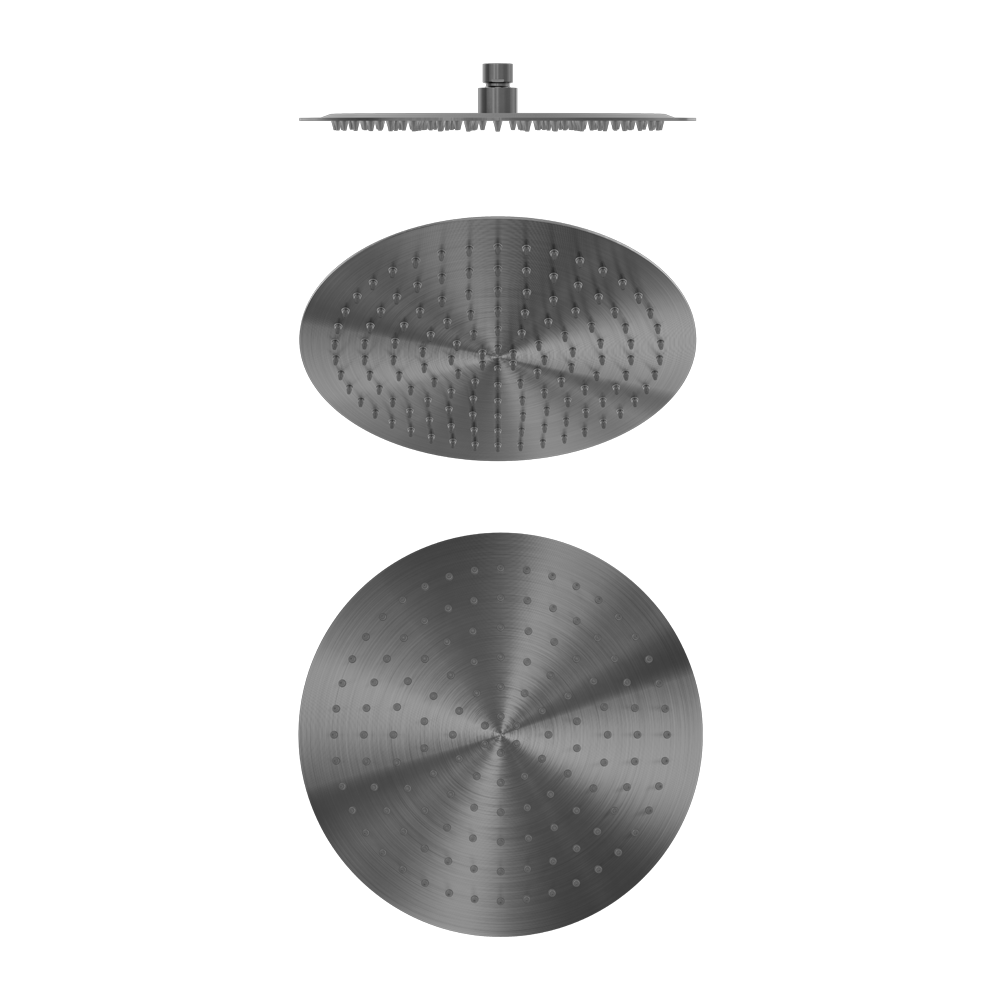 ZEN SS316L 300MM ROUND SHOWER HEAD GRAPHITE
