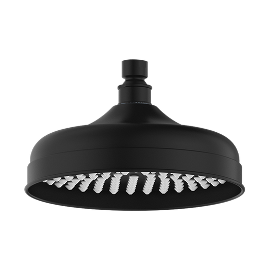 YORK 200MM SHOWER HEAD MATTE BLACK