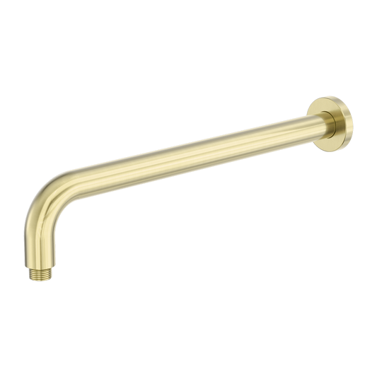 ZEN SS316L ROUND SHOWER ARM 400MM LENGTH BRUSHED GOLD