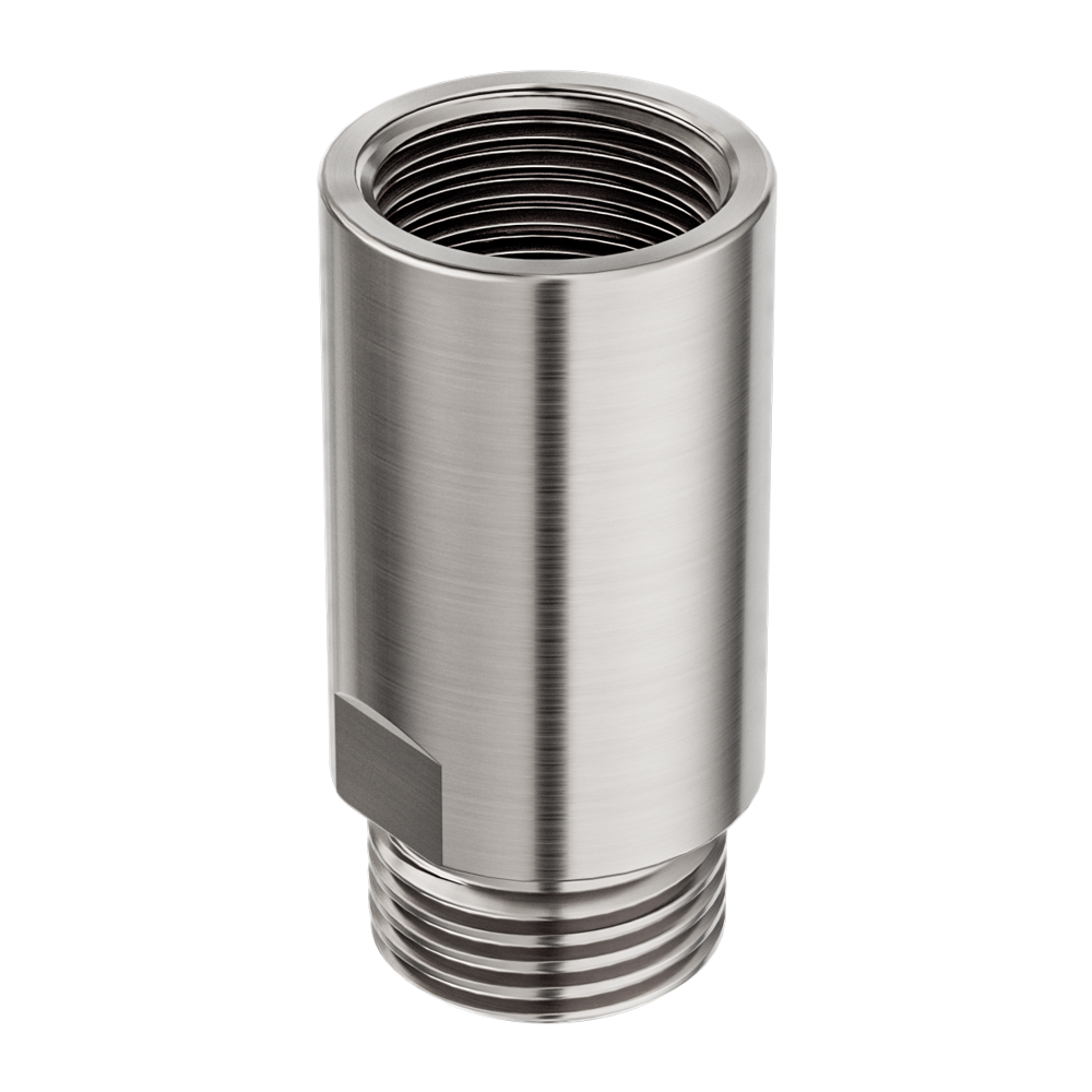 DUAL CHECK VALVE MALE X FEMALE G1/2 BRUSHED NICKEL