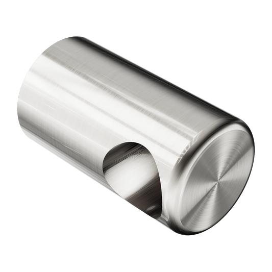 MECCA CARE MAKE YOUR OWN 32MM GRAB RAIL END BRACKET BRUSHED NICKEL