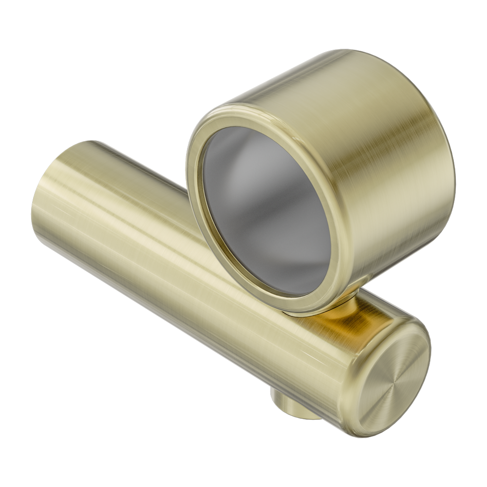 MECCA CARE MAKE YOUR OWN 32MM HAND RAIL UNDERMOUNT MID BRACKET BRUSHED GOLD
