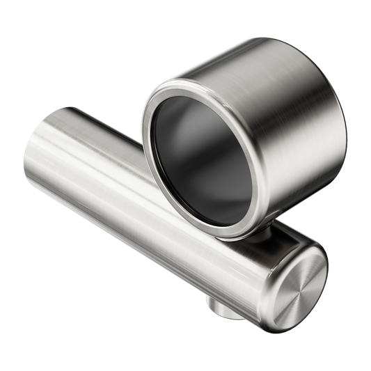 MECCA CARE MAKE YOUR OWN 32MM HAND RAIL UNDERMOUNT MID BRACKET BRUSHED NICKEL