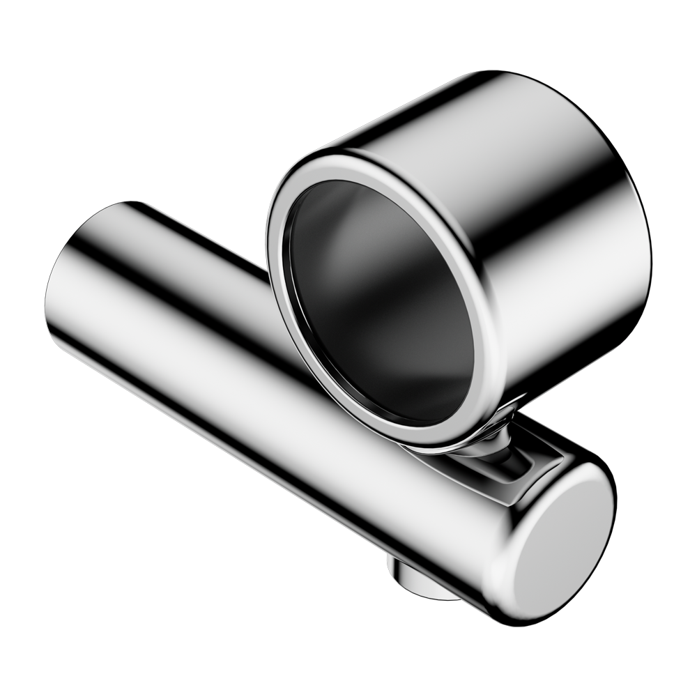 MECCA CARE MAKE YOUR OWN 32MM HAND RAIL UNDERMOUNT MID BRACKET CHROME