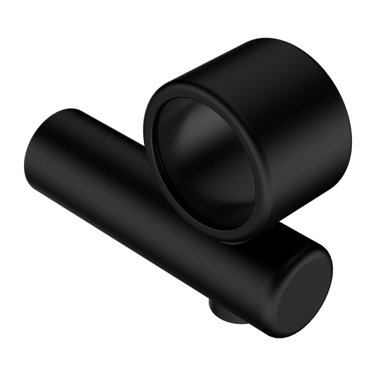 MECCA CARE MAKE YOUR OWN 32MM HAND RAIL UNDERMOUNT MID BRACKET MATTE BLACK