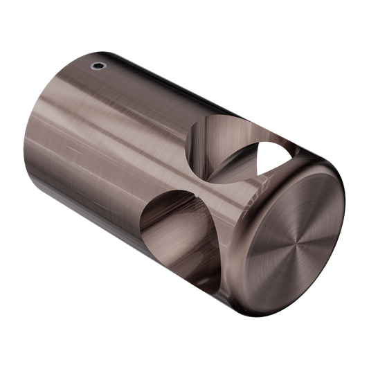 MECCA CARE MAKE YOUR OWN 32MM GRAB RAIL T BAR BRACKET BRUSHED BRONZE