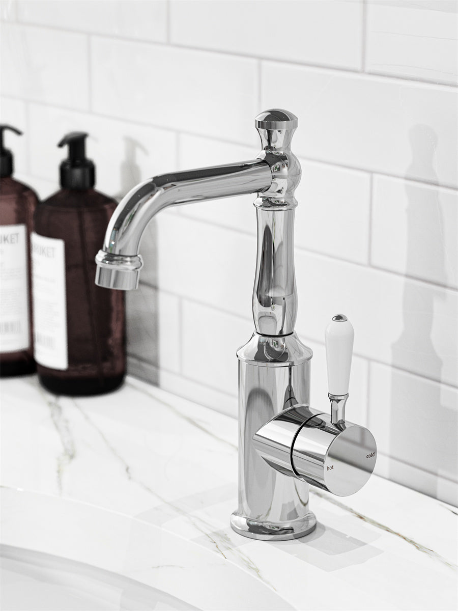 YORK BASIN MIXER WITH CHROME