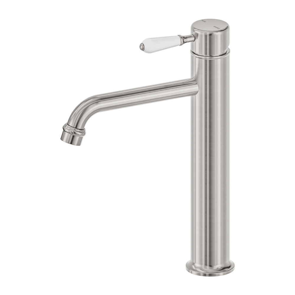 YORK STRAIGHT TALL BASIN MIXER WITH BRUSHED NICKEL