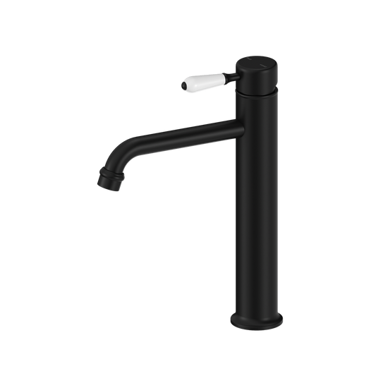YORK STRAIGHT TALL BASIN MIXER WITH MATTE BLACK