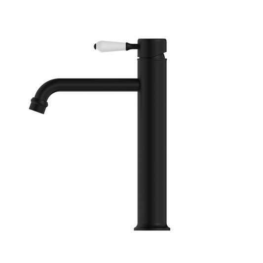 YORK STRAIGHT TALL BASIN MIXER WITH MATTE BLACK