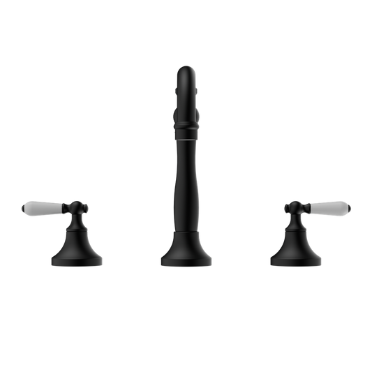 YORK BASIN SET WITH MATTE BLACK