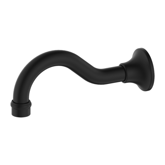 YORK BATH SPOUT ONLY MATTE BLACK