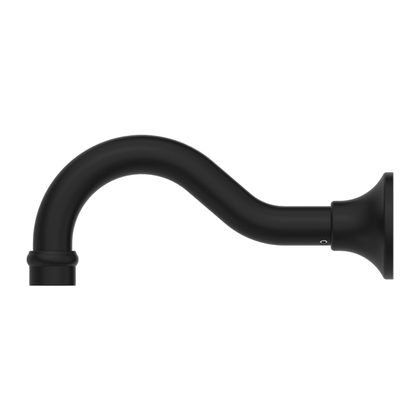 YORK BATH SPOUT ONLY MATTE BLACK
