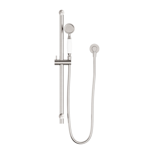 YORK SHOWER RAIL WITH BRUSHED NICKEL