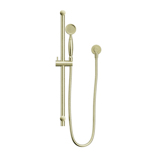 YORK SHOWER RAIL WITH METAL HAND SHOWER AGED BRASS (NR692105A02AB) AGED BRASS