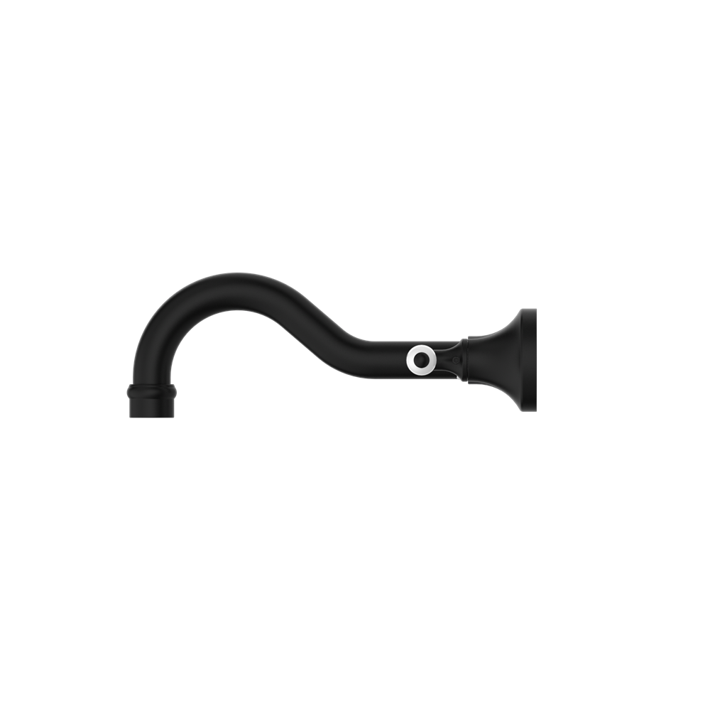 YORK WALL BASIN SET WITH MATTE BLACK