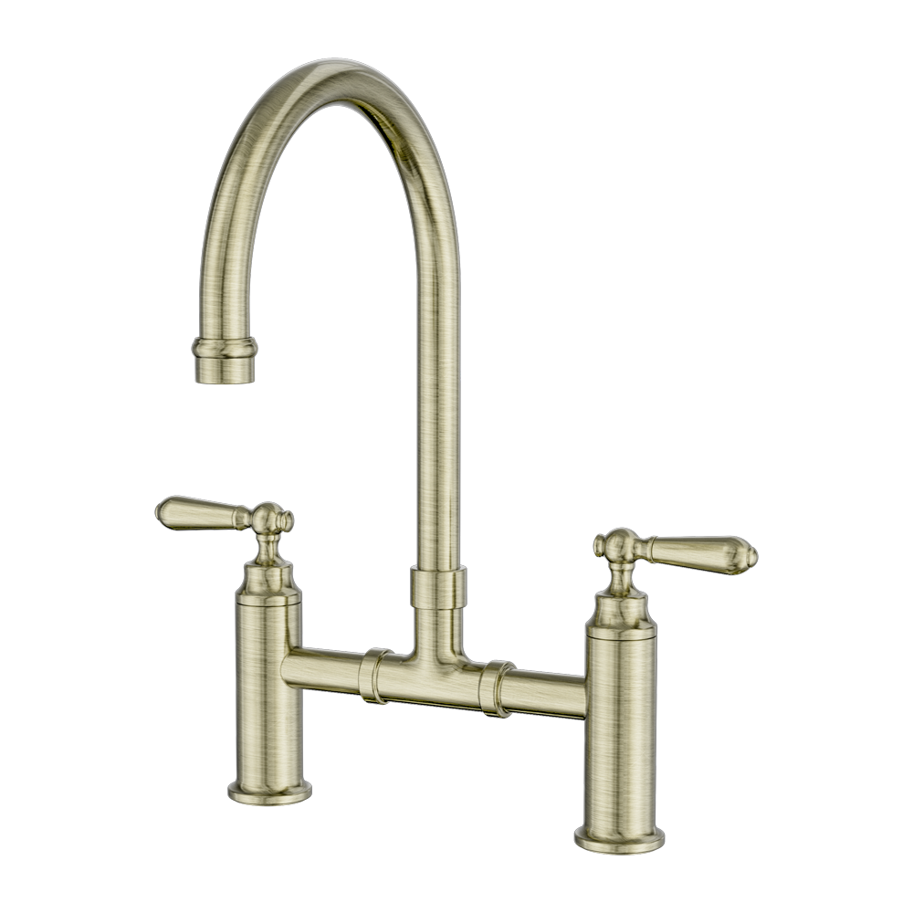 YORK BRIDGE KITCHEN SET AGED BRASS
