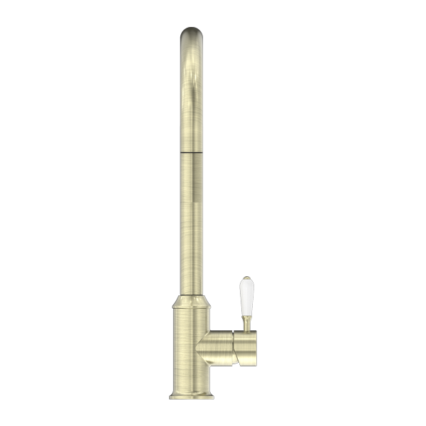 YORK PULL OUT SINK MIXER WITH VEGIE SPRAY FUNCTION WITH AGED BRASS