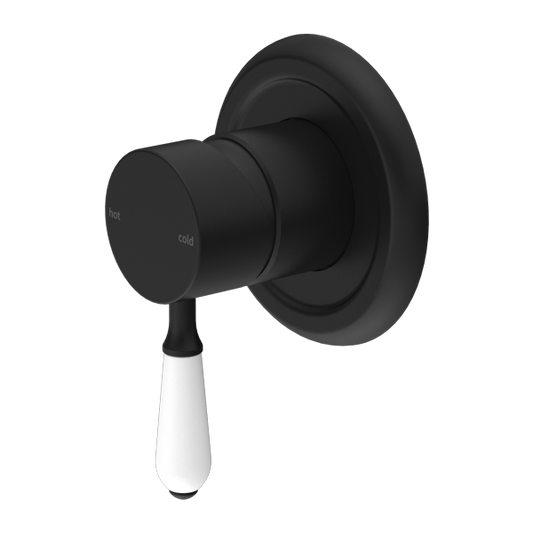YORK SHOWER MIXER WITH MATTE BLACK