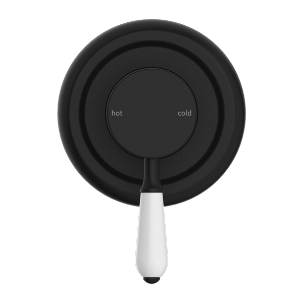 YORK SHOWER MIXER WITH MATTE BLACK