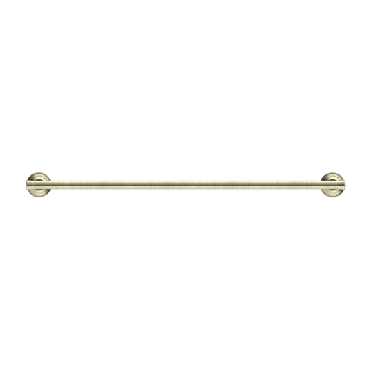 YORK SINGLE TOWEL RAIL 600MM AGED BRASS
