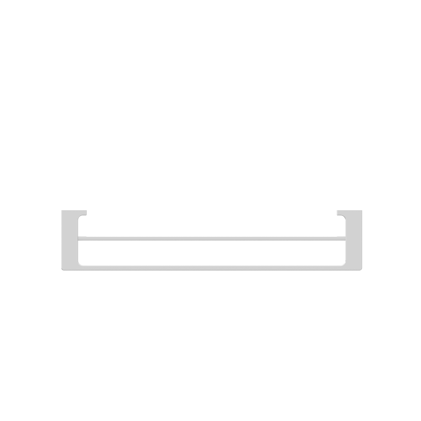 PEARL DOUBLE TOWEL RAIL 600/800MM CHROME