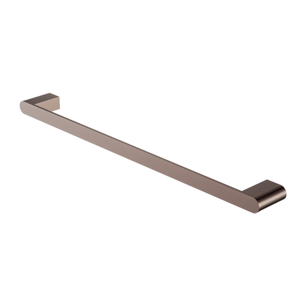BIANCA SINGLE TOWEL RAIL 600/800MM BRUSHED BRONZE