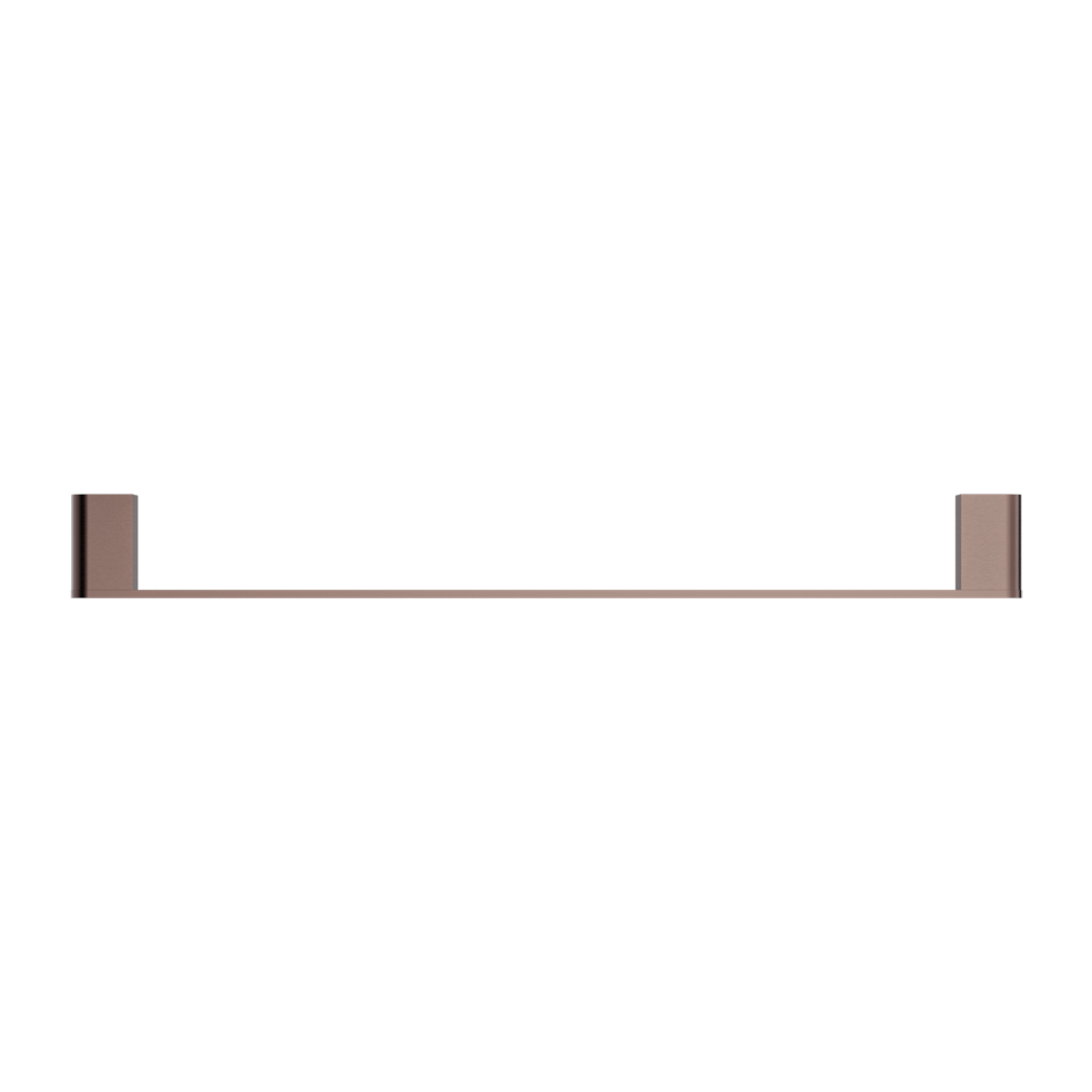 BIANCA SINGLE TOWEL RAIL 600/800MM BRUSHED BRONZE