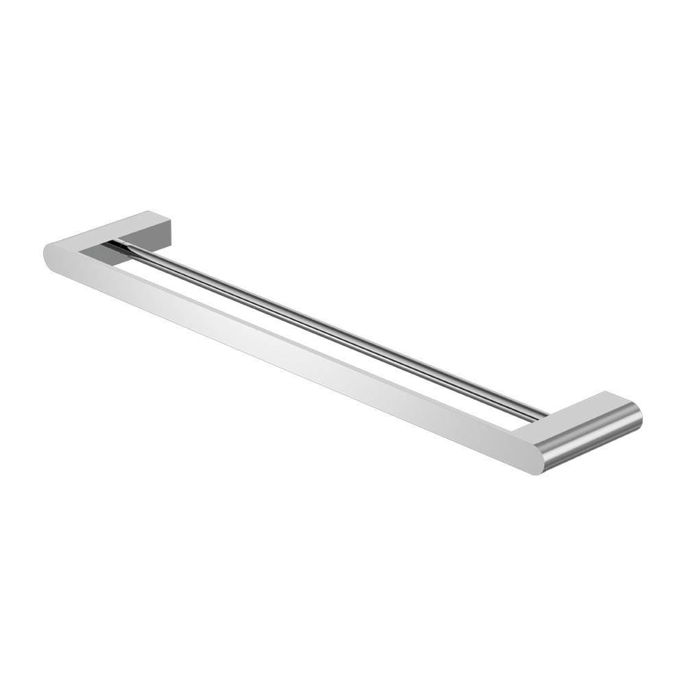 BIANCA DOUBLE TOWEL RAIL 600/800MM CHROME