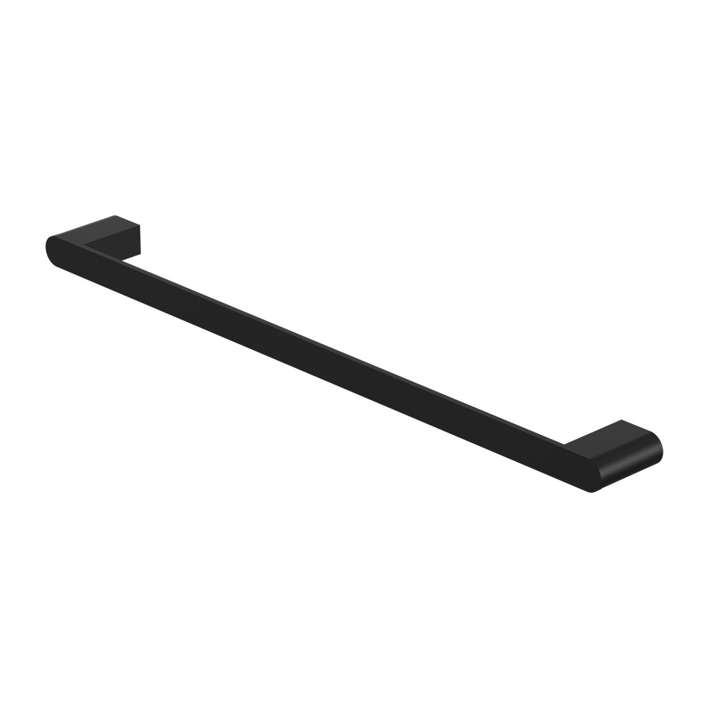 BIANCA SINGLE TOWEL RAIL 600/800MM MATTE BLACK