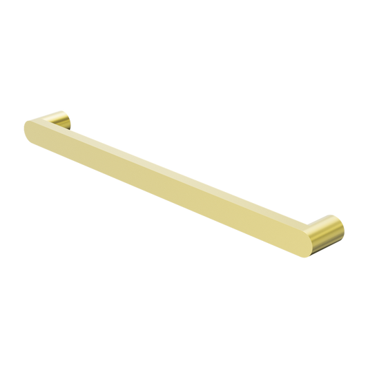 BIANCA 240V SINGLE HEATED TOWEL RAIL BRUSHED GOLD