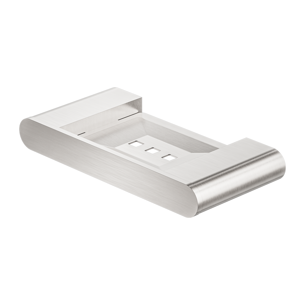 BIANCA SOAP DISH HOLDER BRUSHED NICKEL