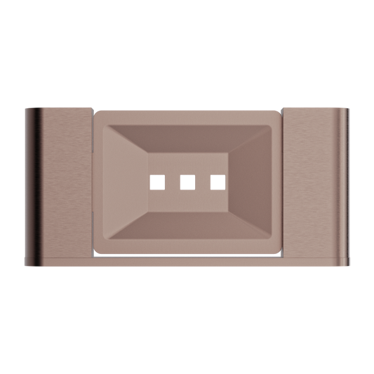 BIANCA SOAP DISH HOLDER BRUSHED BRONZE