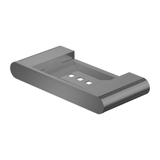 BIANCA SOAP DISH HOLDER GUN METAL GREY