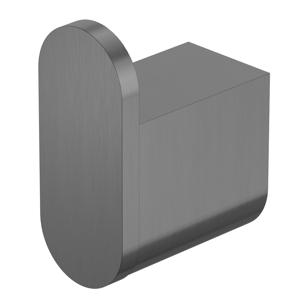 BIANCA ROBE HOOK GUN METAL GREY