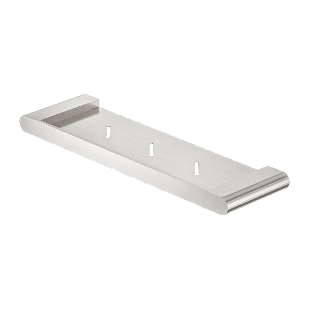 BIANCA METAL SHOWER SHELF BRUSHED NICKEL