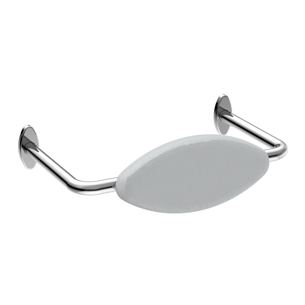MECCA CARE DDA ACCESSIBLE TOILET BACKREST CHROME