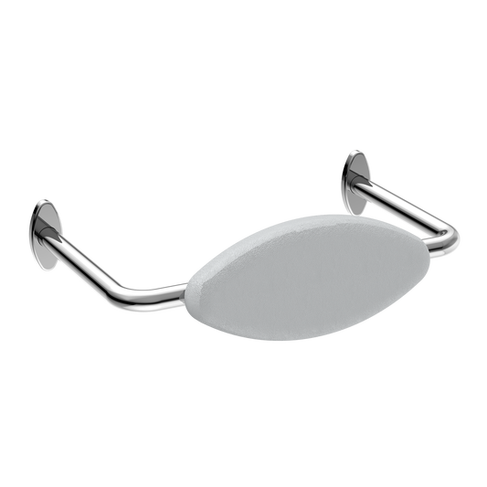 MECCA CARE DDA ACCESSIBLE TOILET BACKREST CHROME