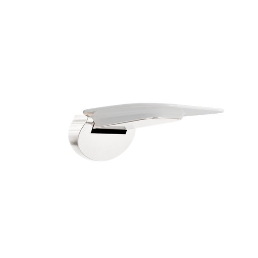 MECCA CARE SHOWER SEAT 400X330MM BRUSHED NICKEL