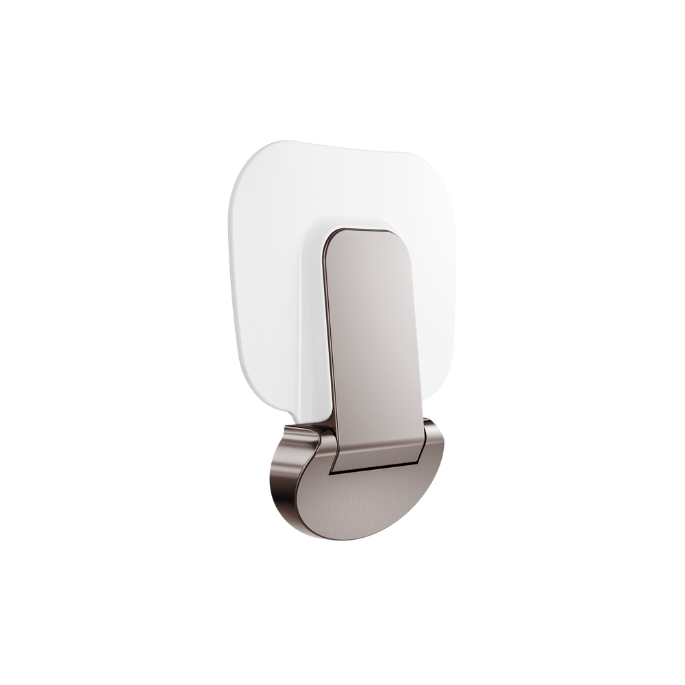 MECCA CARE SHOWER SEAT 400X330MM BRUSHED BRONZE