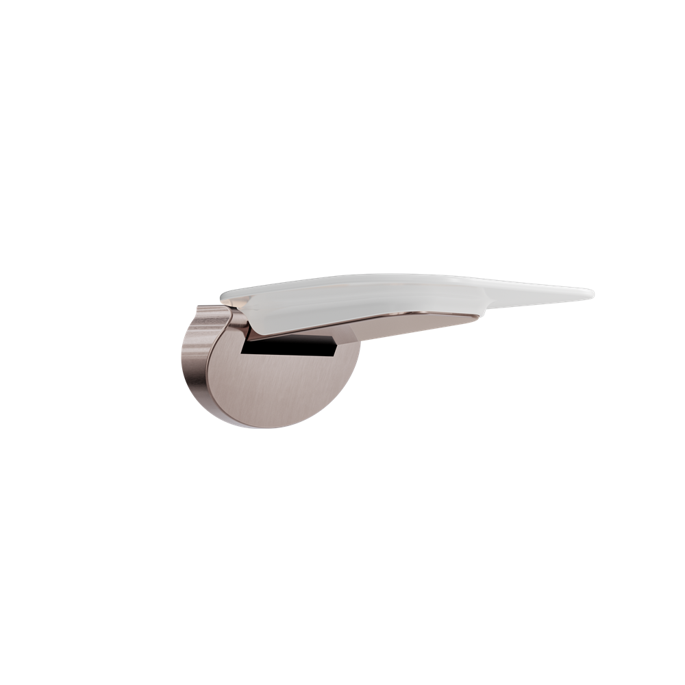 MECCA CARE SHOWER SEAT 400X330MM BRUSHED BRONZE