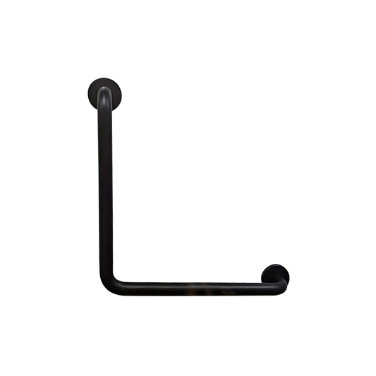 CLASSIC CARE SS304 450X450 RIGHT ANGLE GRAB BAR (CONCEALED FIXING) MATTE BLACK
