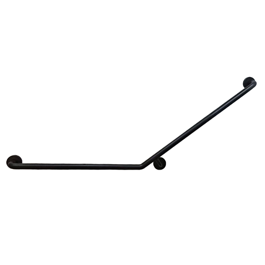 CLASSIC CARE SS304 800 X 700 140 DEGREES RIGHT HAND MATTE BLACK