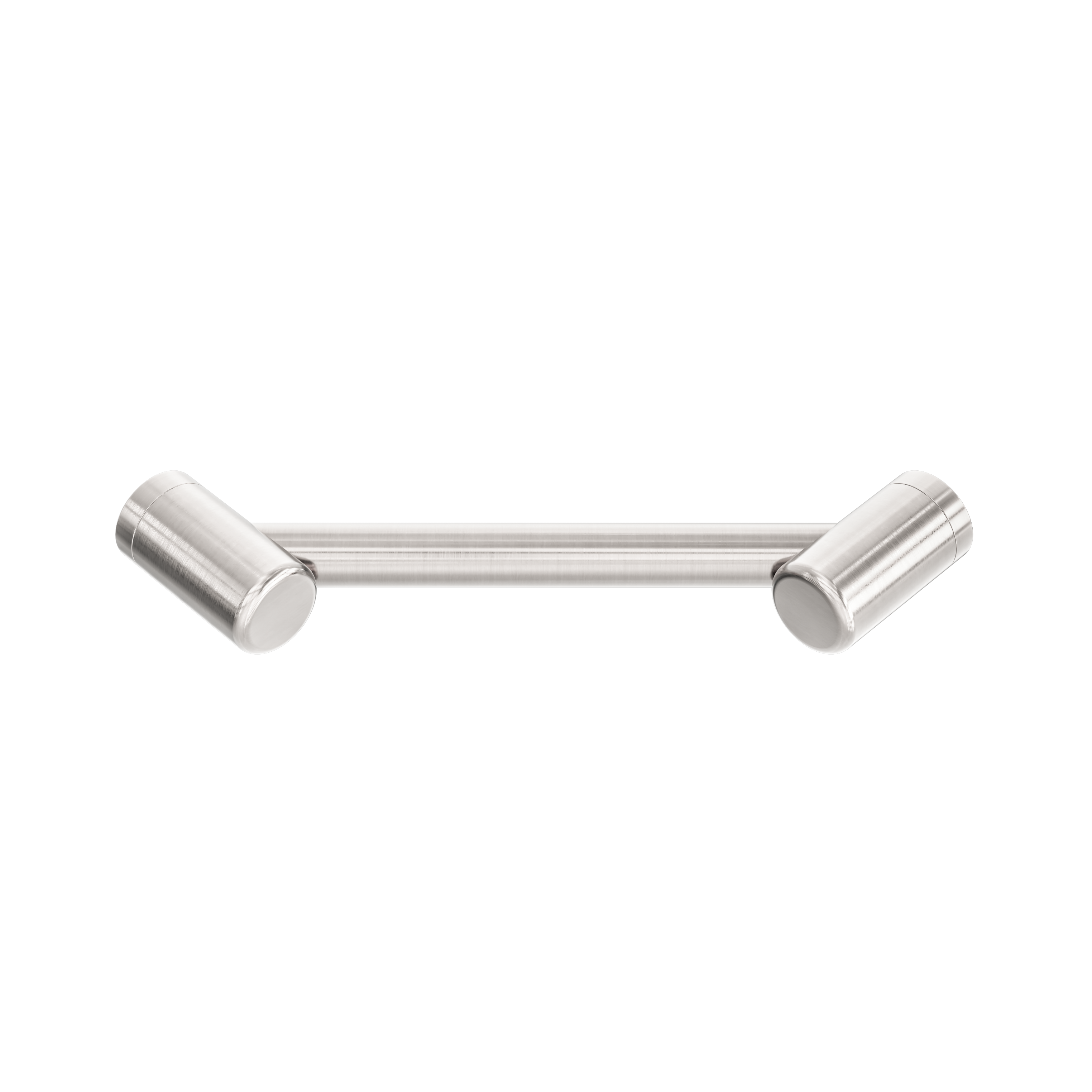 MECCA CARE 25MM FOOTREST CORNER GRAB RAIL 215MM BRUSHED NICKEL